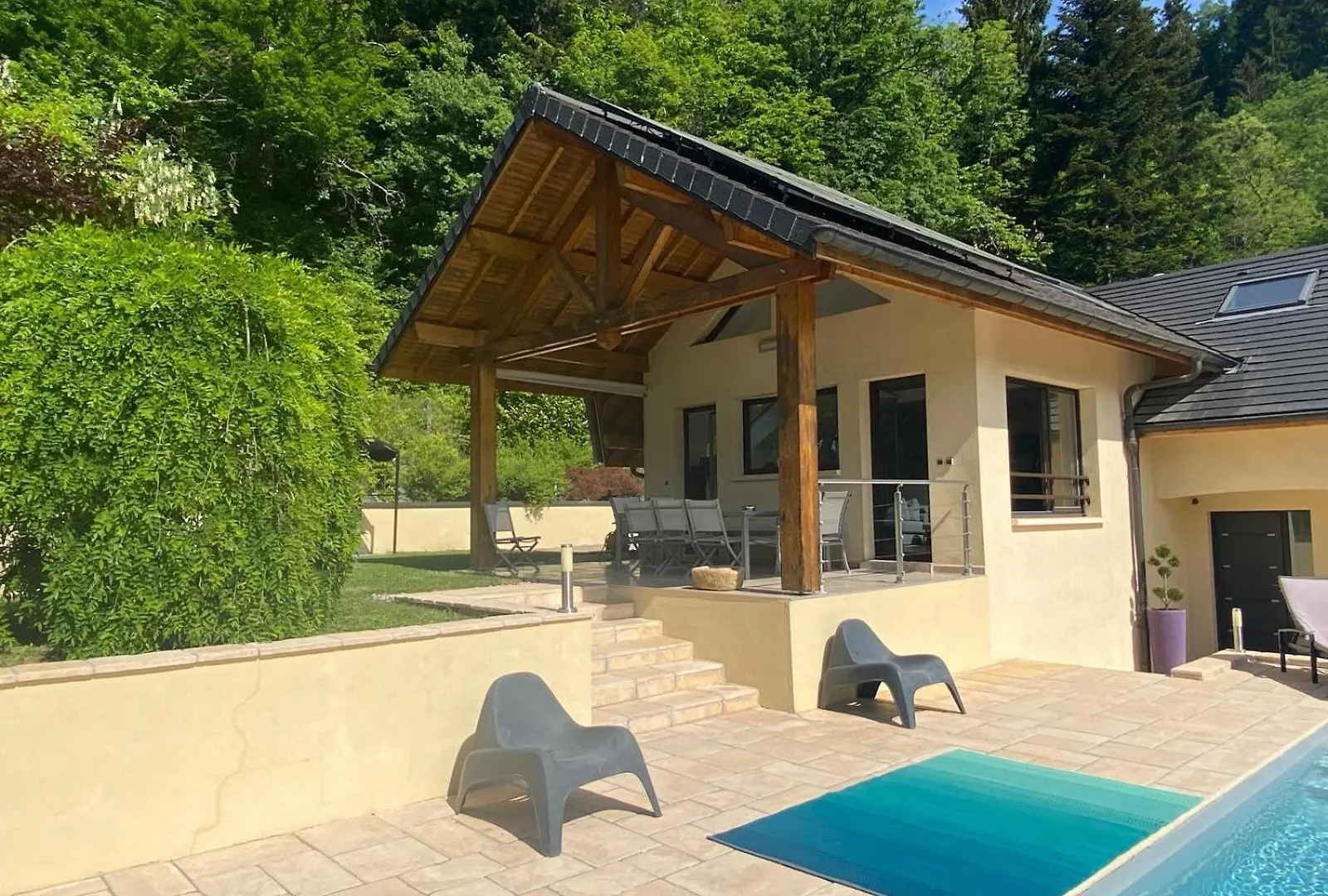 Cabana & Villa L' Elegante - Piscine, Plage A 1Km Saint-Alban-de-Montbel